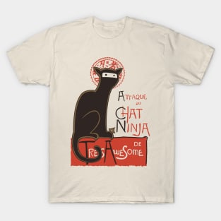 A French Ninja Cat! T-Shirt